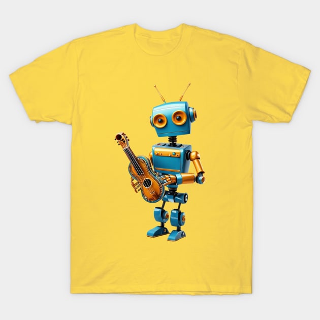 Musician robot T-Shirt by Urbanic